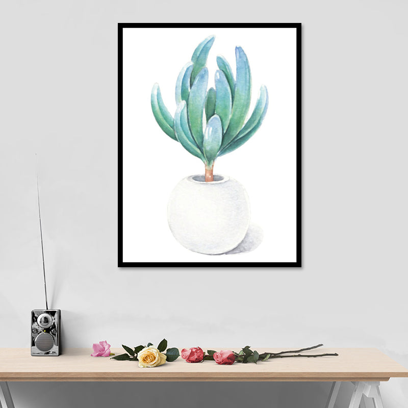 Brehn | Nordic Bonsai Kunstdruck Leinwand Texturiert Pastellfarbe Wanddekoration für Wohnzimmer