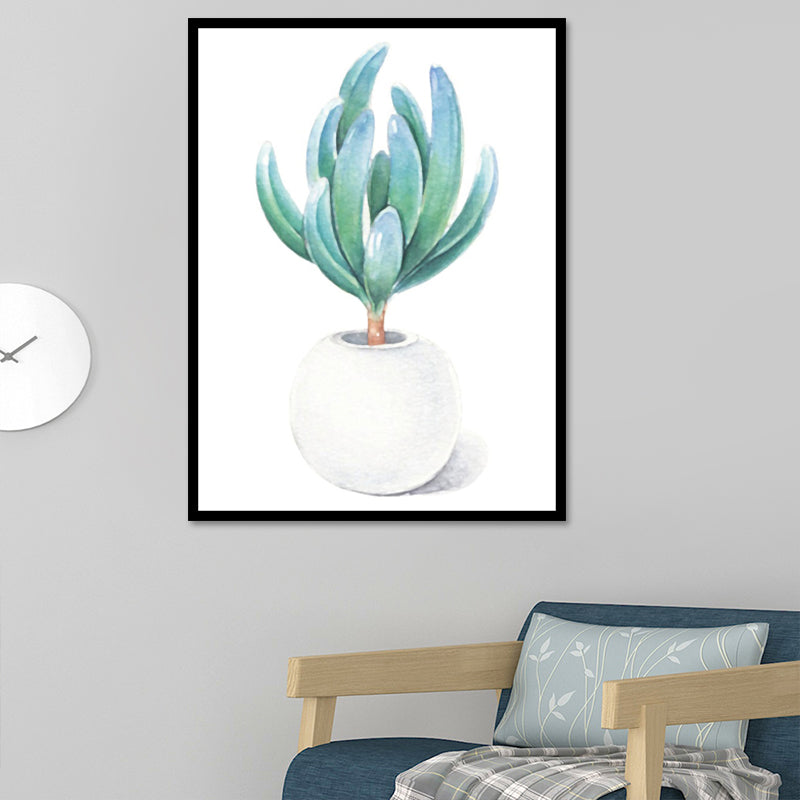 Brehn | Nordic Bonsai Kunstdruck Leinwand Texturiert Pastellfarbe Wanddekoration für Wohnzimmer
