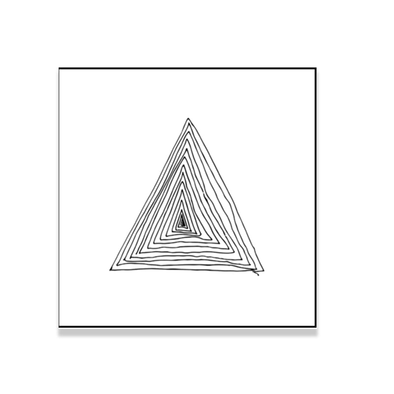 Brehn | Texturiertes geometrisches Muster Malerei Nordischer Stil Leinwand Wandkunst Dekor, verschiedene Größen