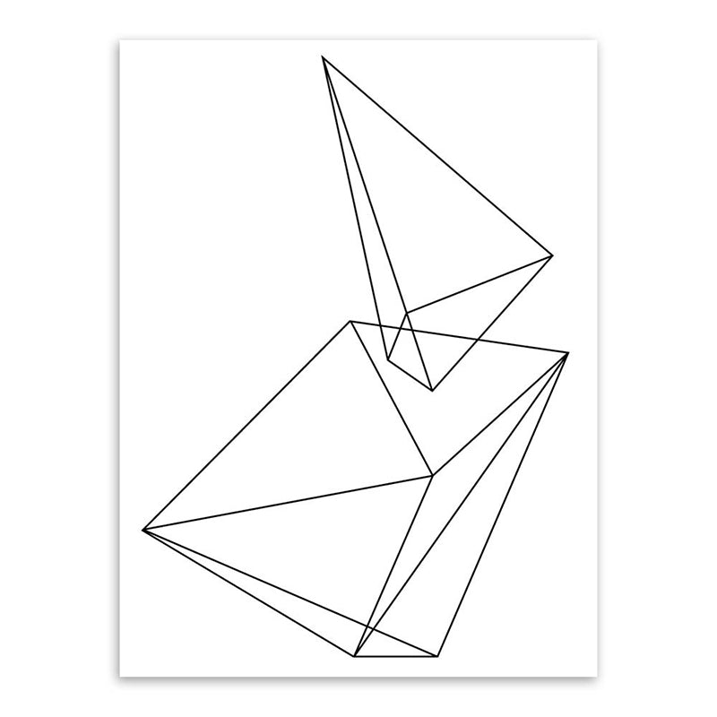 Brehn | Weiße verschiedene geometrische Muster Kunst Texturiertes Gemälde für Schlafzimmer, mehrere Größen verfügbar