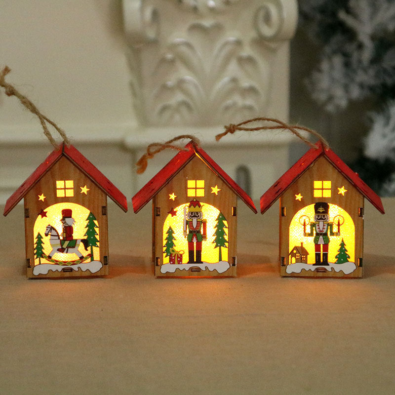 Dekorative Weihnachts-Nussknacker-Laterne Schüssel