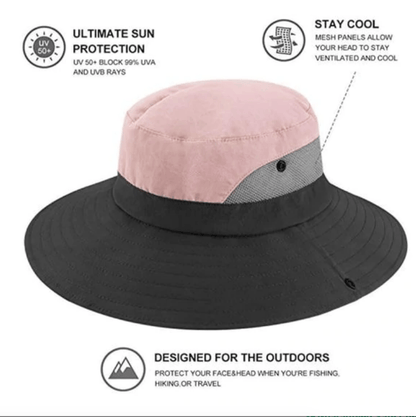 Faltbarer Sonnenhut mit UV-Schutz