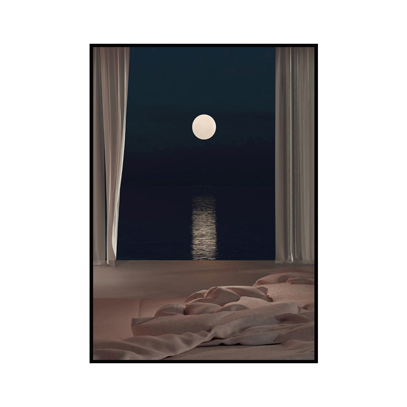 Brehn | Nordische Landschaft-leinwanddruck Pastellfarbe Esszimmer Wandkunst Dekor, verschiedene Größen