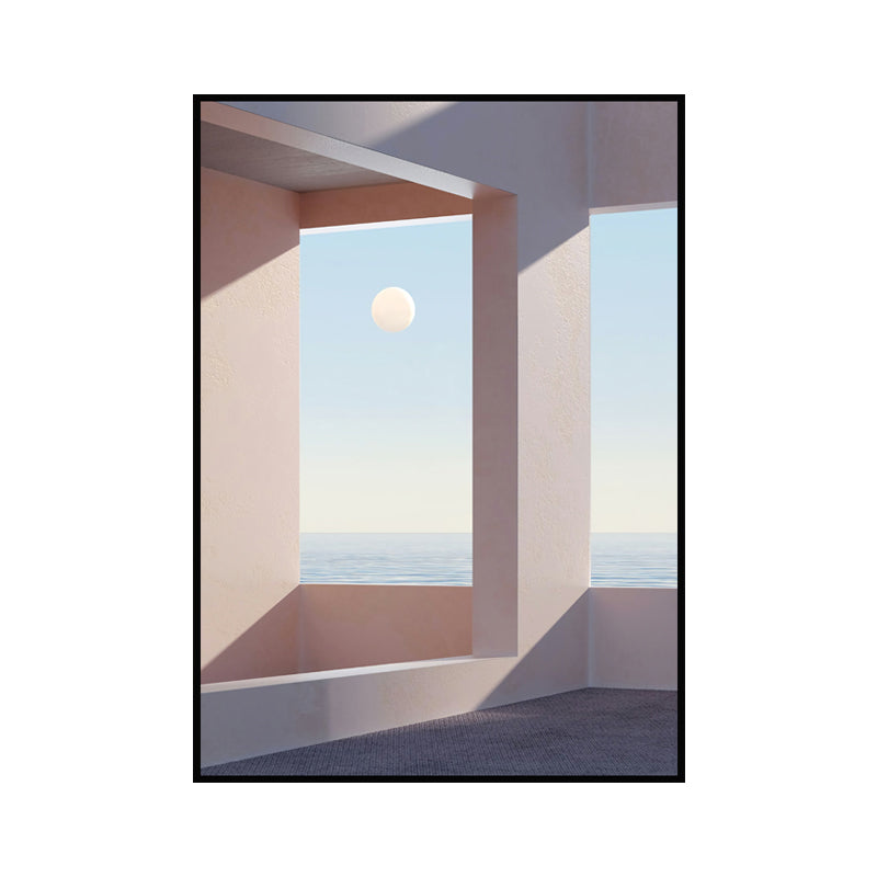 Brehn | Nordische Landschaft-leinwanddruck Pastellfarbe Esszimmer Wandkunst Dekor, verschiedene Größen