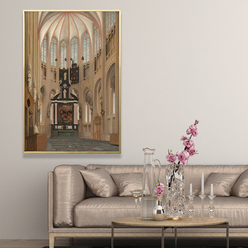 Brehn | Kathedrale Innenansicht Kunstdruck Global Inspiriert Texturiertes Wohnzimmer Wanddekoration