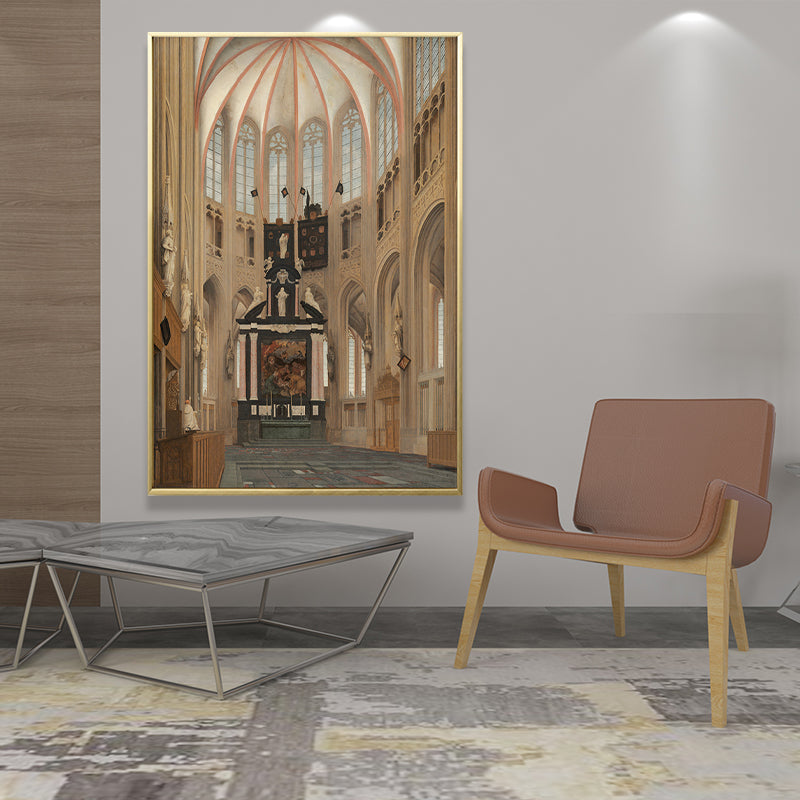 Brehn | Kathedrale Innenansicht Kunstdruck Global Inspiriert Texturiertes Wohnzimmer Wanddekoration
