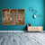 Brehn | Giovanni Moderne Rom Canvas Wandkunst Vintage Texturiertes Gemälde in Gelb und Rot
