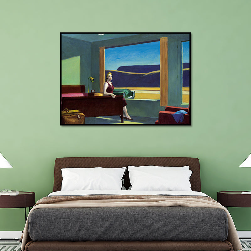 Brehn | Texturiertes Edward Gemälde Kunstdruck Leinwand traditionelle Wanddekoration für das Wohnzimmer