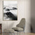 Brehn | Cloudy Mountain View Canvas Art Asiatische Texturierte Wanddekoration in Schwarz für Wohnzimmer