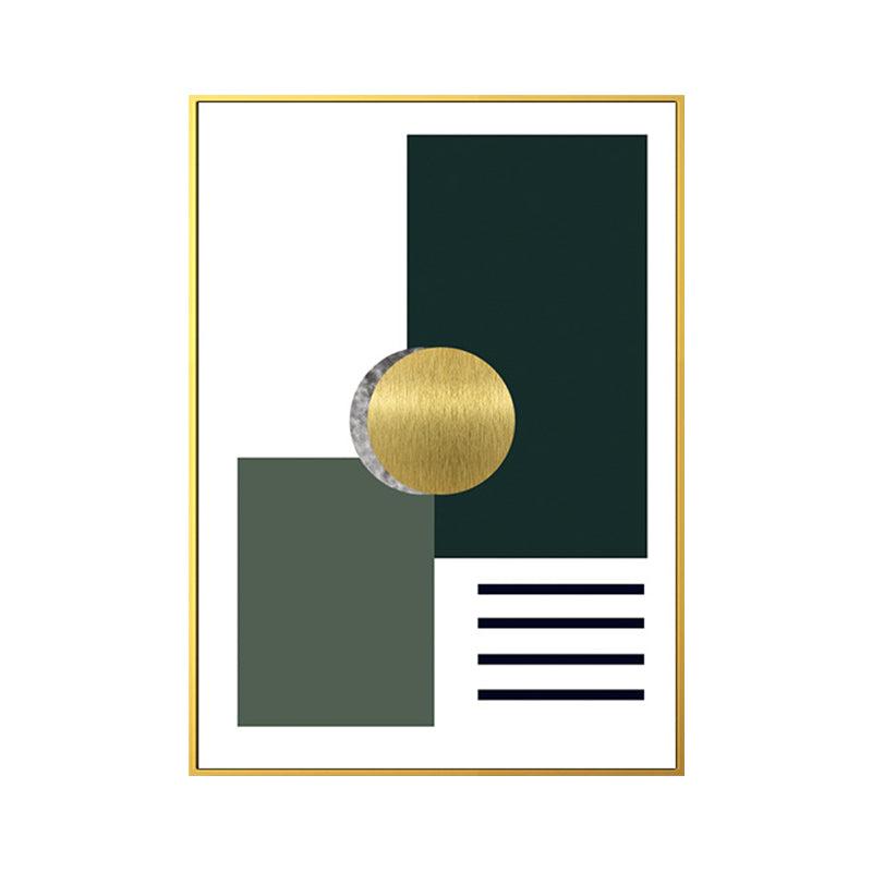 Brehn | Geometrisches Muster Wandkunstdruck Nordisch Bezaubernde abstrakte Wanddekoration in dunkler Farbe