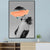 Brehn | Glam Model Figur Leinwanddruck Dunkel Color Texturiertes Wandkunst Deko für Mädchenzimmer
