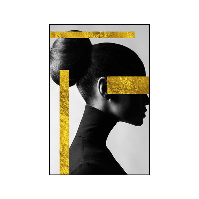 Brehn | Texturiertes Frauenfiguren-Kunstdruck-Canvas Modern Stilvolle Wanddekoration für Zuhause
