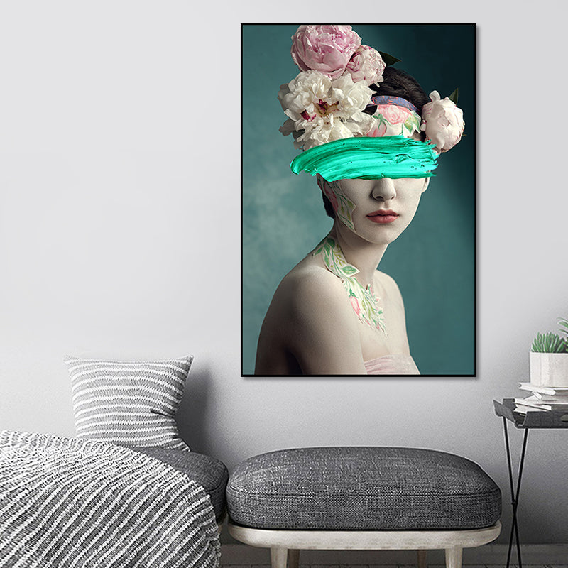 Brehn | Texturiertes Frauenfiguren-Kunstdruck-Canvas Modern Stilvolle Wanddekoration für Zuhause