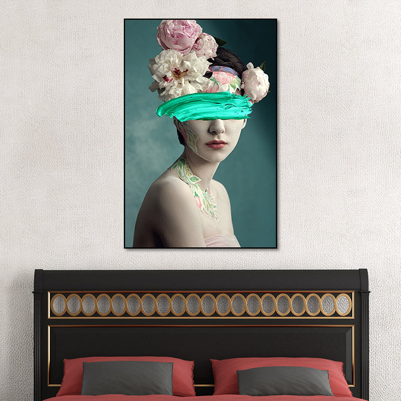 Brehn | Texturiertes Frauenfiguren-Kunstdruck-Canvas Modern Stilvolle Wanddekoration für Zuhause