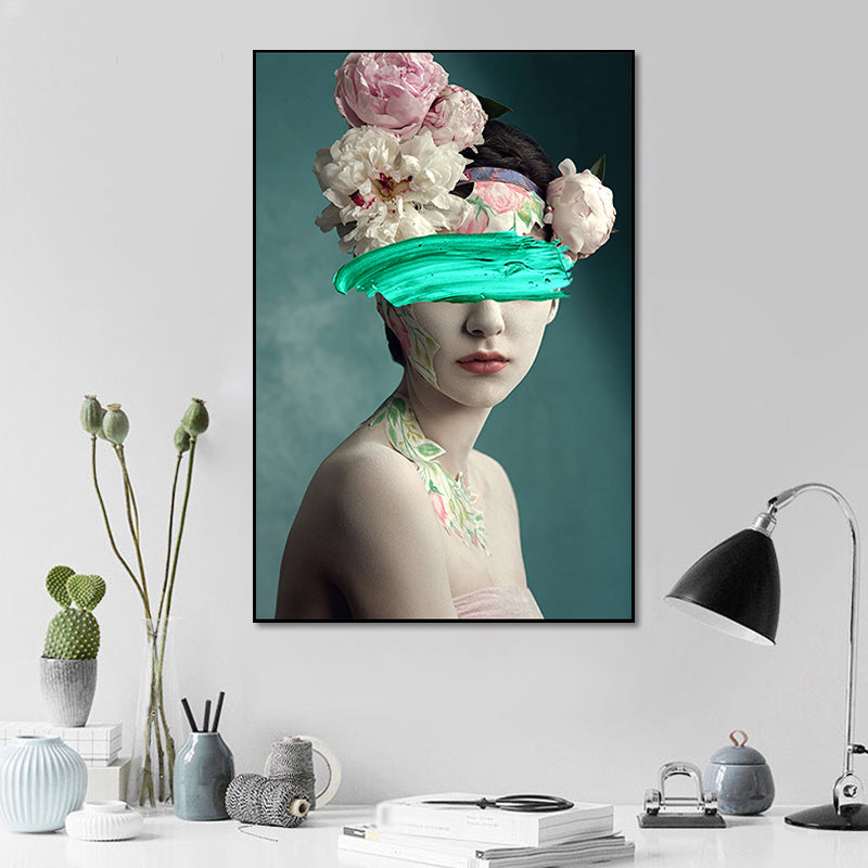 Brehn | Texturiertes Frauenfiguren-Kunstdruck-Canvas Modern Stilvolle Wanddekoration für Zuhause
