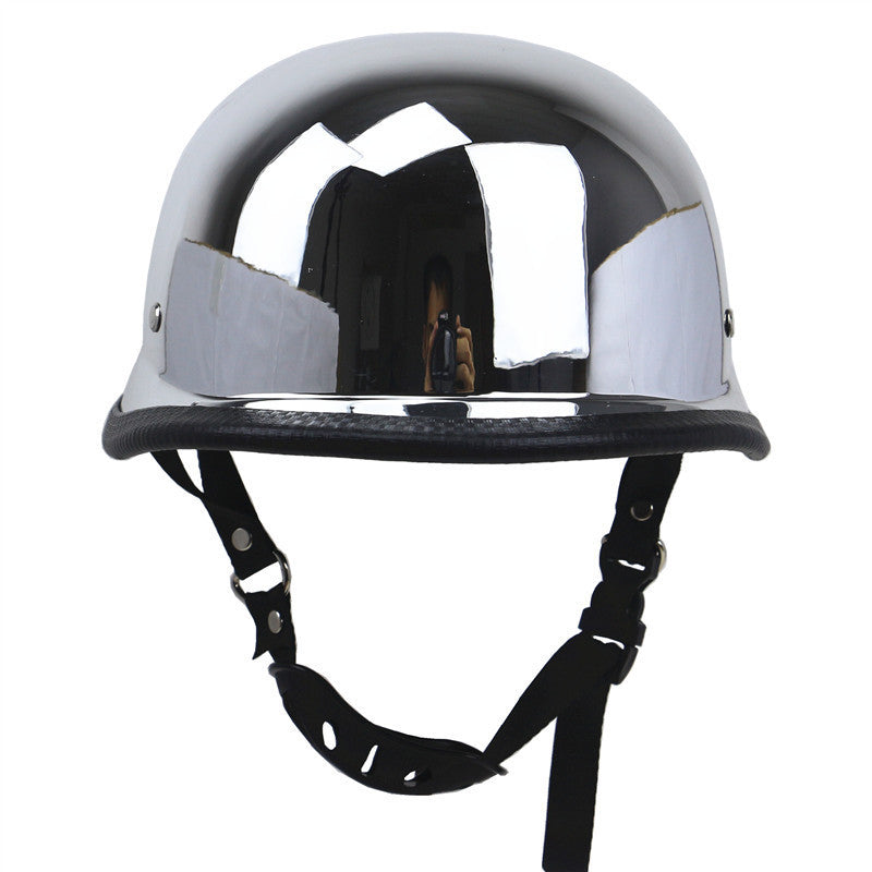 Vintage Chrome Motorradhelm Brehn