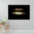 Brehn | Moderne vrouwen lip wandkunstprint goud-zwart textuur oppervlak canvas voor de eetkamer