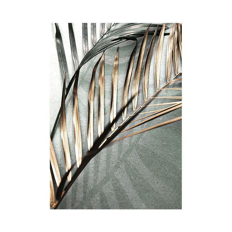 Brehn | Nordic Style Leinwand Wandkunst Pastellfarbe Areca Palme Blatt Druck Wanddekoration für Raum