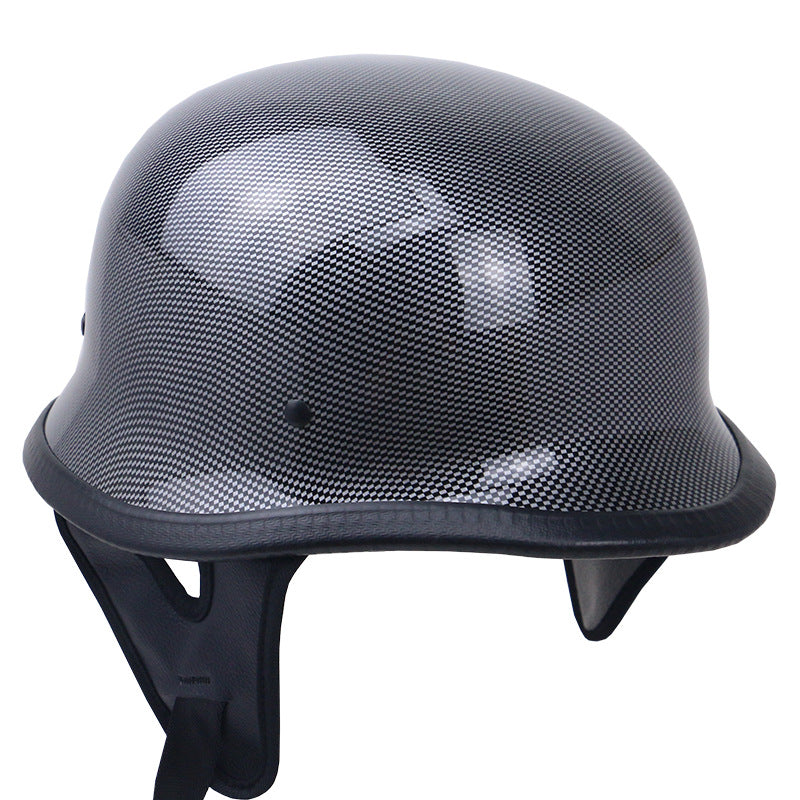 Vintage-Carbonfaser-Motorradhelm Brehn