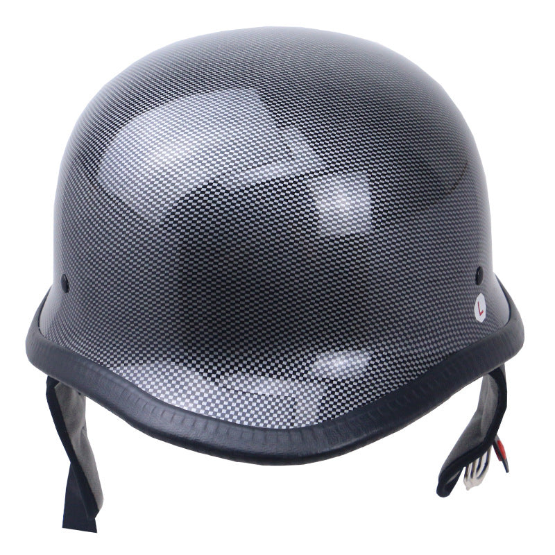 Vintage-Carbonfaser-Motorradhelm Brehn