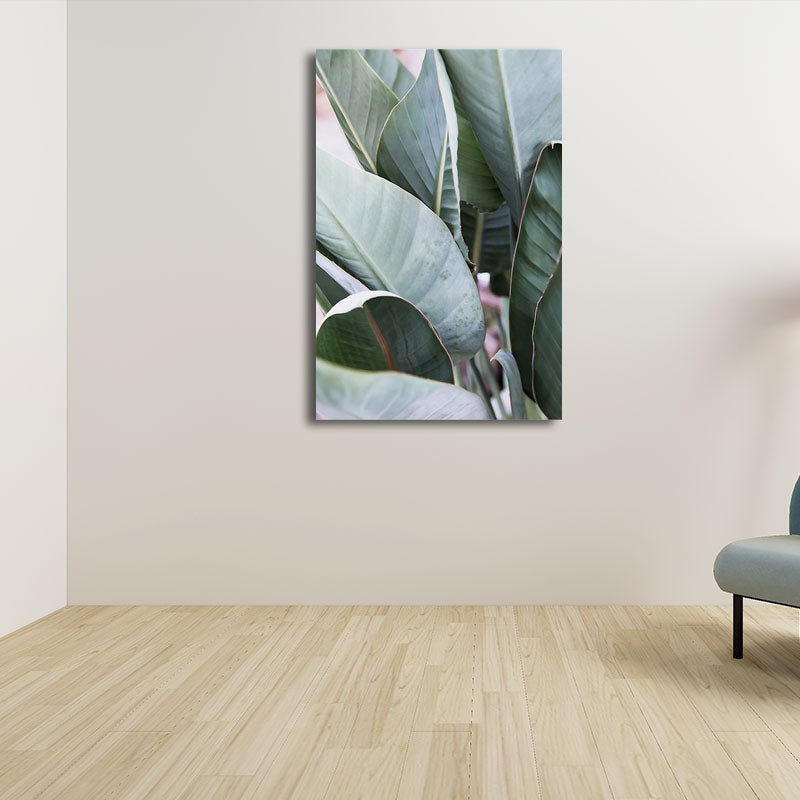 Brehn | Botanische Wandkunst Nordic Texturiertes Wohnzimmer Leinwanddruck in Hellfarbe