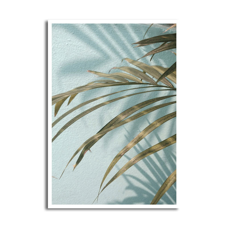 Brehn | Nordic Plant Wall Decor Leinwand Texturiert Weiche Farbe Wandkunst Druck für das Mädchenzimmer