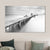 Brehn | Moderne Brücke und Landschaftsartprint Helle Farbige Texturierte Wanddekoration für das Wohnzimmer