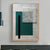 Brehn | Geometrische Leinwandkunst Strukturierter Nordic Stil Wohnzimmer Wanddekoration in Dunkelfarbe
