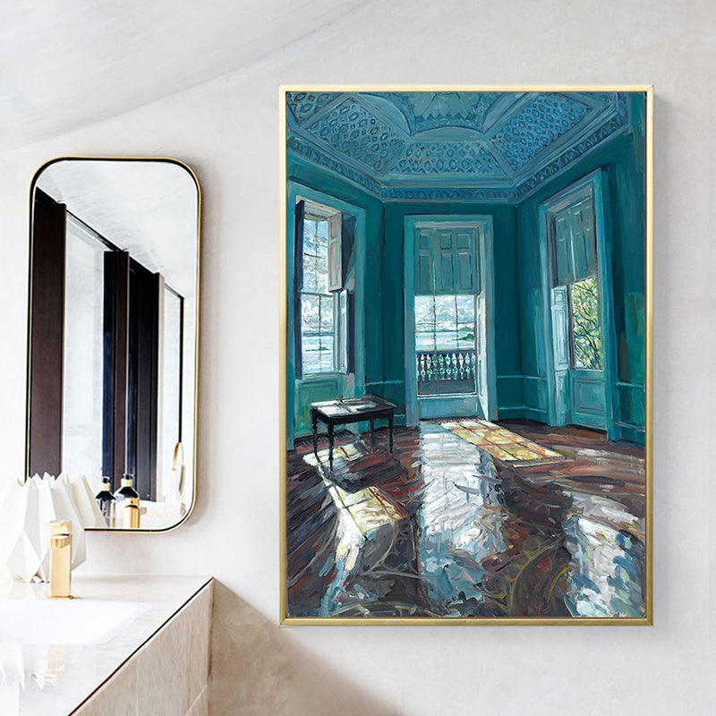 Brehn | Hausinterieur Kunst für Gästezimmer Ölmalerei Wanddekoration, mehrere Größenoptionen