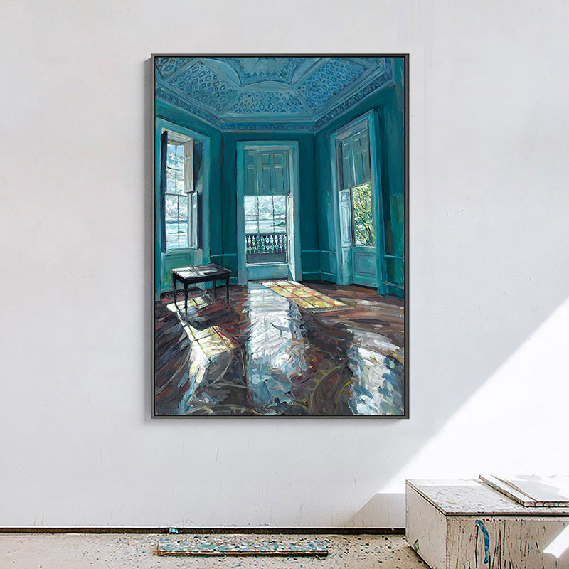 Brehn | Hausinterieur Kunst für Gästezimmer Ölmalerei Wanddekoration, mehrere Größenoptionen