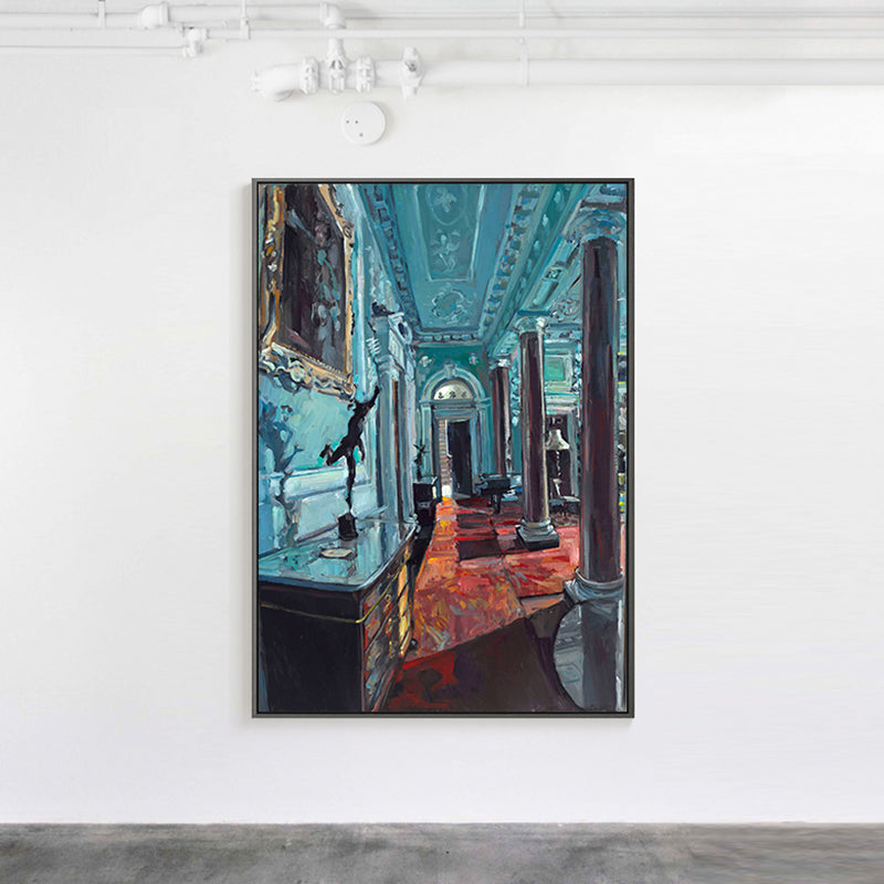 Brehn | Hausinterieur Kunst für Gästezimmer Ölmalerei Wanddekoration, mehrere Größenoptionen