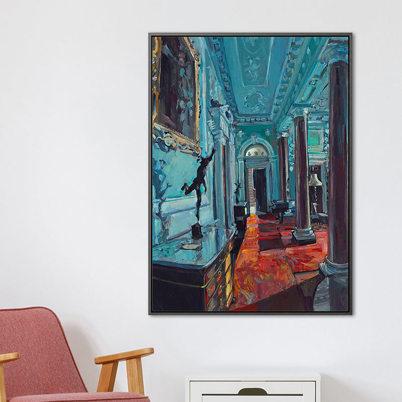 Brehn | Hausinterieur Kunst für Gästezimmer Ölmalerei Wanddekoration, mehrere Größenoptionen