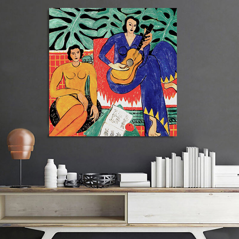 Brehn | Leinwandgrün Kunstdruck Fauvismus Henri Matisse Abstrakte Malerei Wanddekoration für das Zimmer