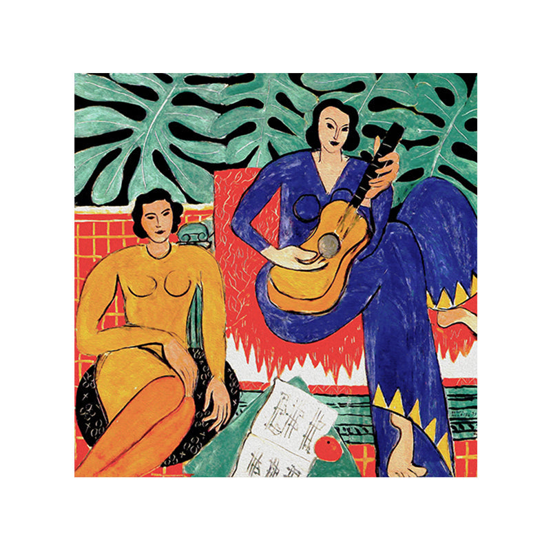 Brehn | Leinwandgrün Kunstdruck Fauvismus Henri Matisse Abstrakte Malerei Wanddekoration für das Zimmer