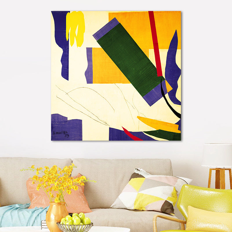 Brehn | Leinwandgrün Kunstdruck Fauvismus Henri Matisse Abstrakte Malerei Wanddekoration für das Zimmer