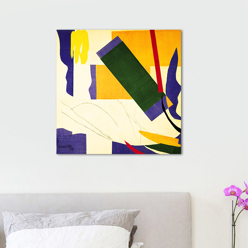 Brehn | Leinwandgrün Kunstdruck Fauvismus Henri Matisse Abstrakte Malerei Wanddekoration für das Zimmer