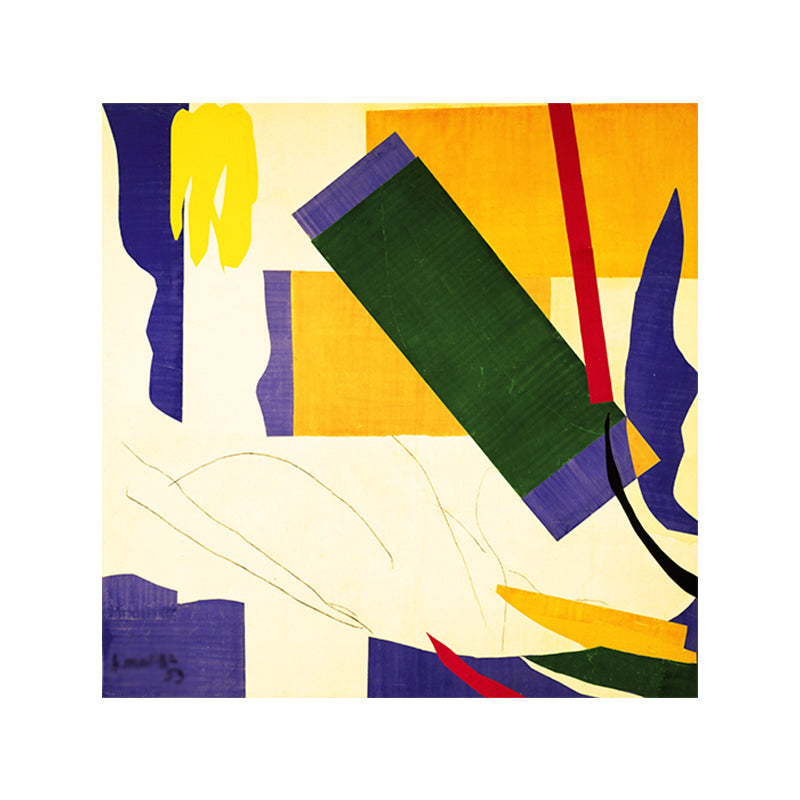 Brehn | Leinwandgrün Kunstdruck Fauvismus Henri Matisse Abstrakte Malerei Wanddekoration für das Zimmer