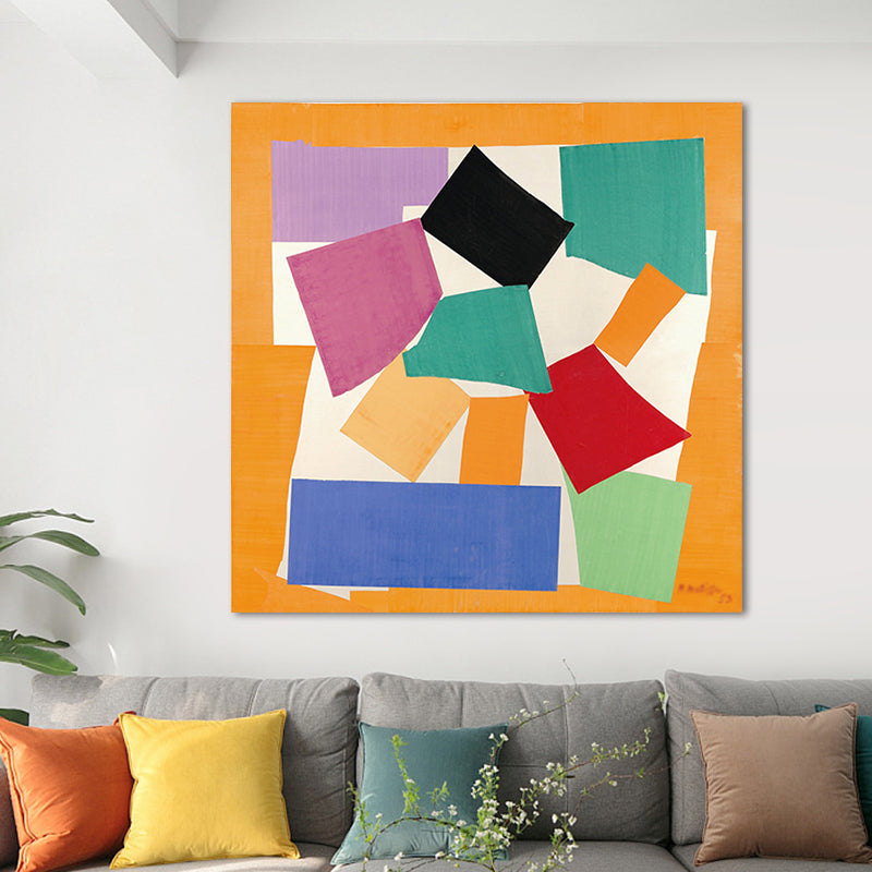 Brehn | Leinwandgrün Kunstdruck Fauvismus Henri Matisse Abstrakte Malerei Wanddekoration für das Zimmer