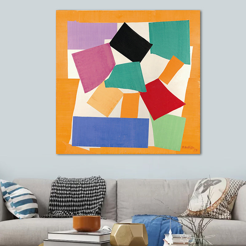 Brehn | Leinwandgrün Kunstdruck Fauvismus Henri Matisse Abstrakte Malerei Wanddekoration für das Zimmer