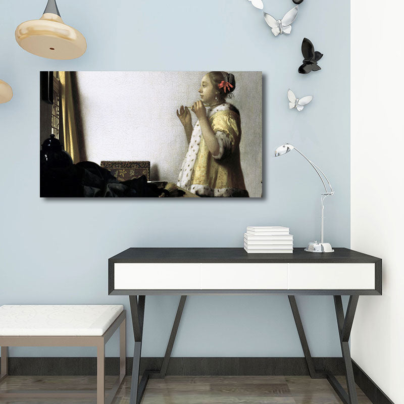Brehn | Retro Stil Malerei Lichtfarbe Maiden Wandkunst Druck, Mehrere Größen verfügbar