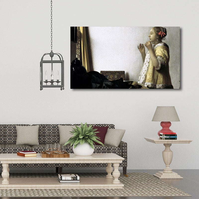 Brehn | Retro Stil Malerei Lichtfarbe Maiden Wandkunst Druck, Mehrere Größen verfügbar