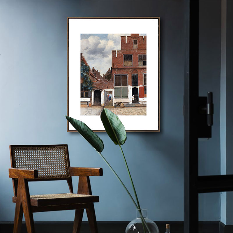 Brehn | Retro Stil Malerei Lichtfarbe Maiden Wandkunst Druck, Mehrere Größen verfügbar