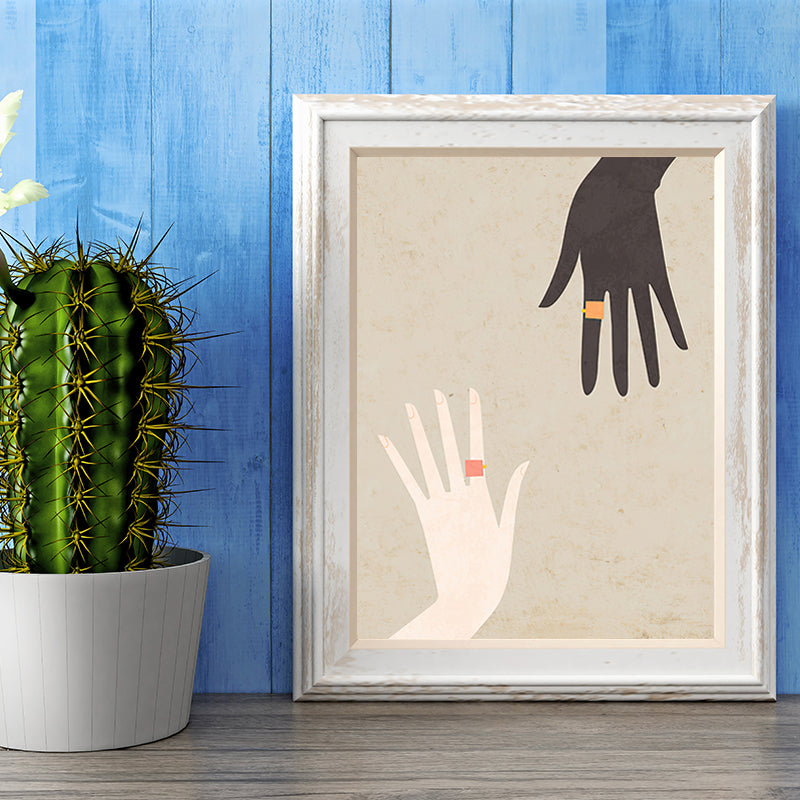 Brehn | Pastellfarbige doppelte Handmalerei skandinavische strukturierte Leinwand Wandkunst für das Wohnzimmer