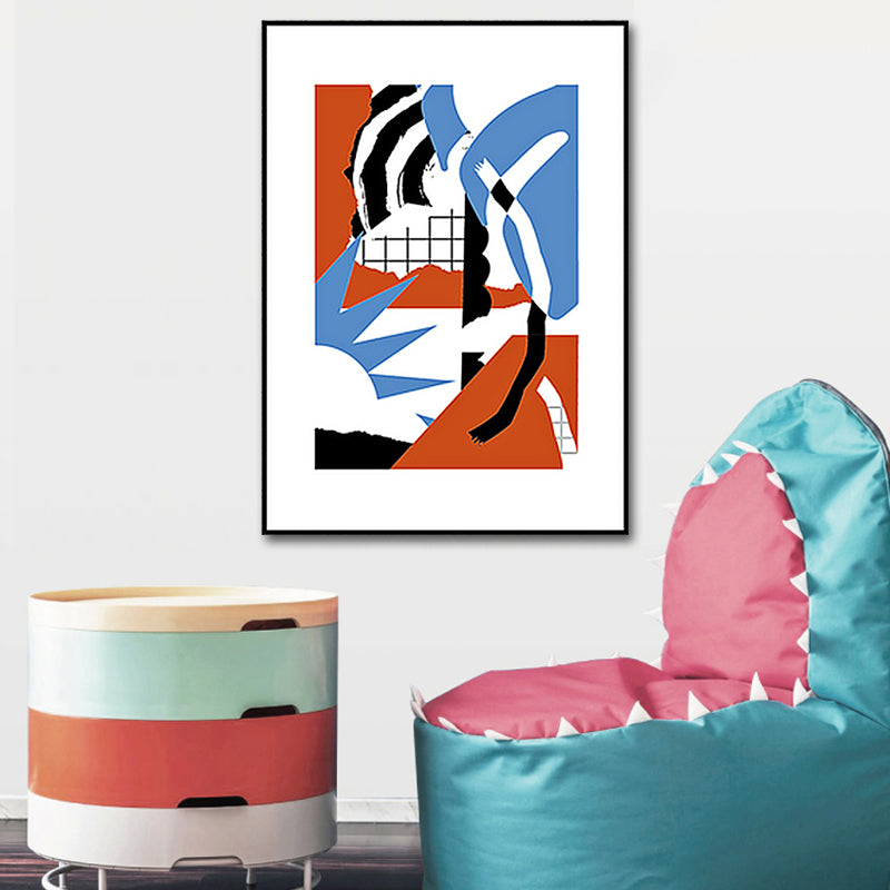 Brehn | Abstrakte Wandkunst Bohemian Texturierte Leinwanddruck für das Wohnzimmer (Mehrere Größenoptionen)