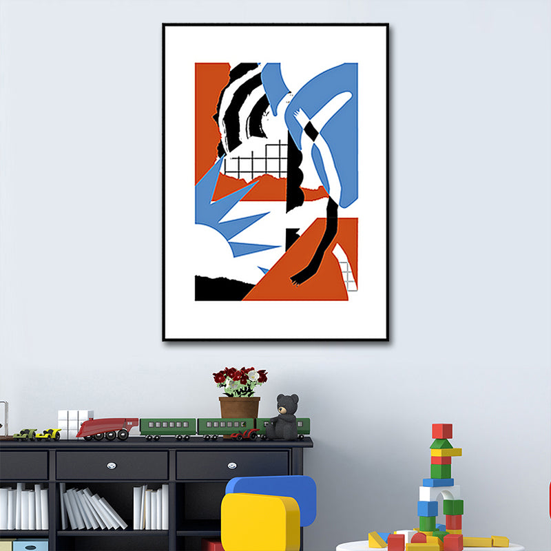 Brehn | Abstrakte Wandkunst Bohemian Texturierte Leinwanddruck für das Wohnzimmer (Mehrere Größenoptionen)