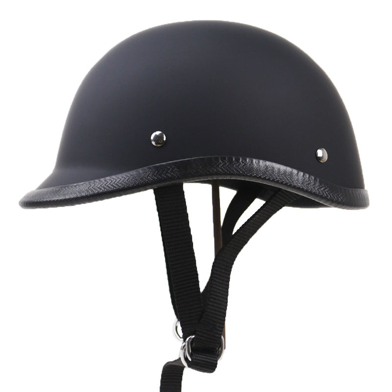 Klassischer schützender Motorradhelm Brehn