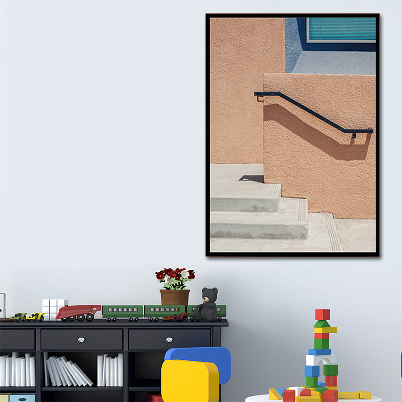 Brehn | Illustrationen Wandkunst Dekor Texturiertes Skandinavisches Esszimmer Leinwanddruck