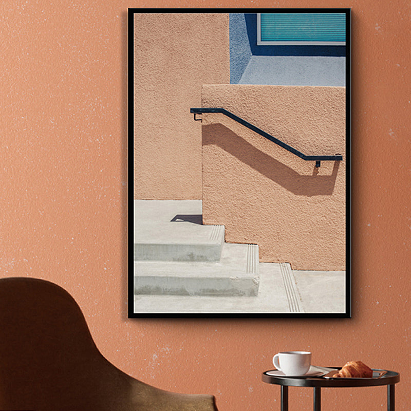 Brehn | Illustrationen Wandkunst Dekor Texturiertes Skandinavisches Esszimmer Leinwanddruck