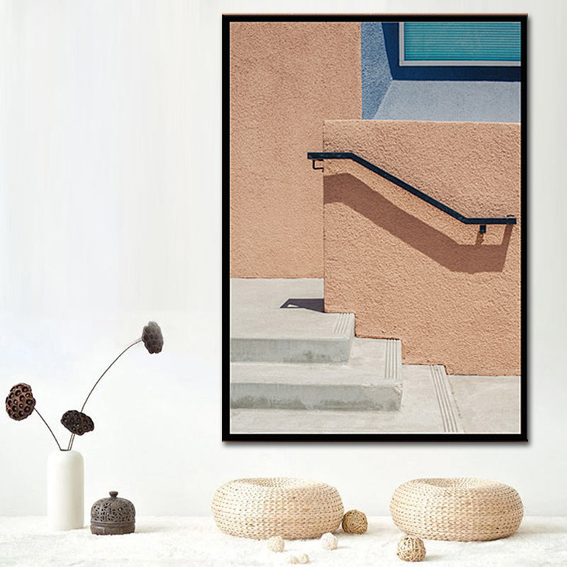 Brehn | Illustrationen Wandkunst Dekor Texturiertes Skandinavisches Esszimmer Leinwanddruck