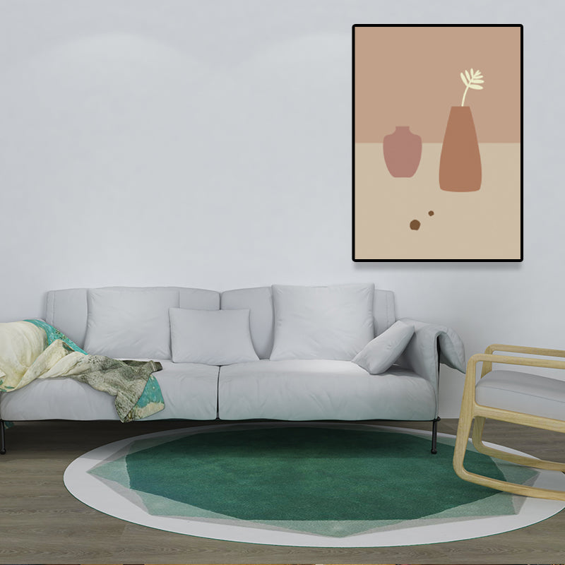 Brehn | Hellkhaki Blumen Wanddekoration Keramiktopf Nordisch Texturiert für Wohnzimmer, Mehrere Größen